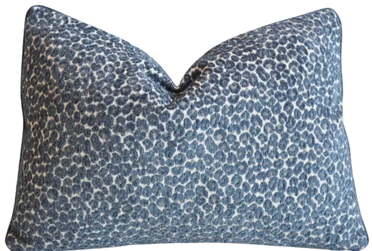 Kravet Cheetah Velvety-Chenille Pillow