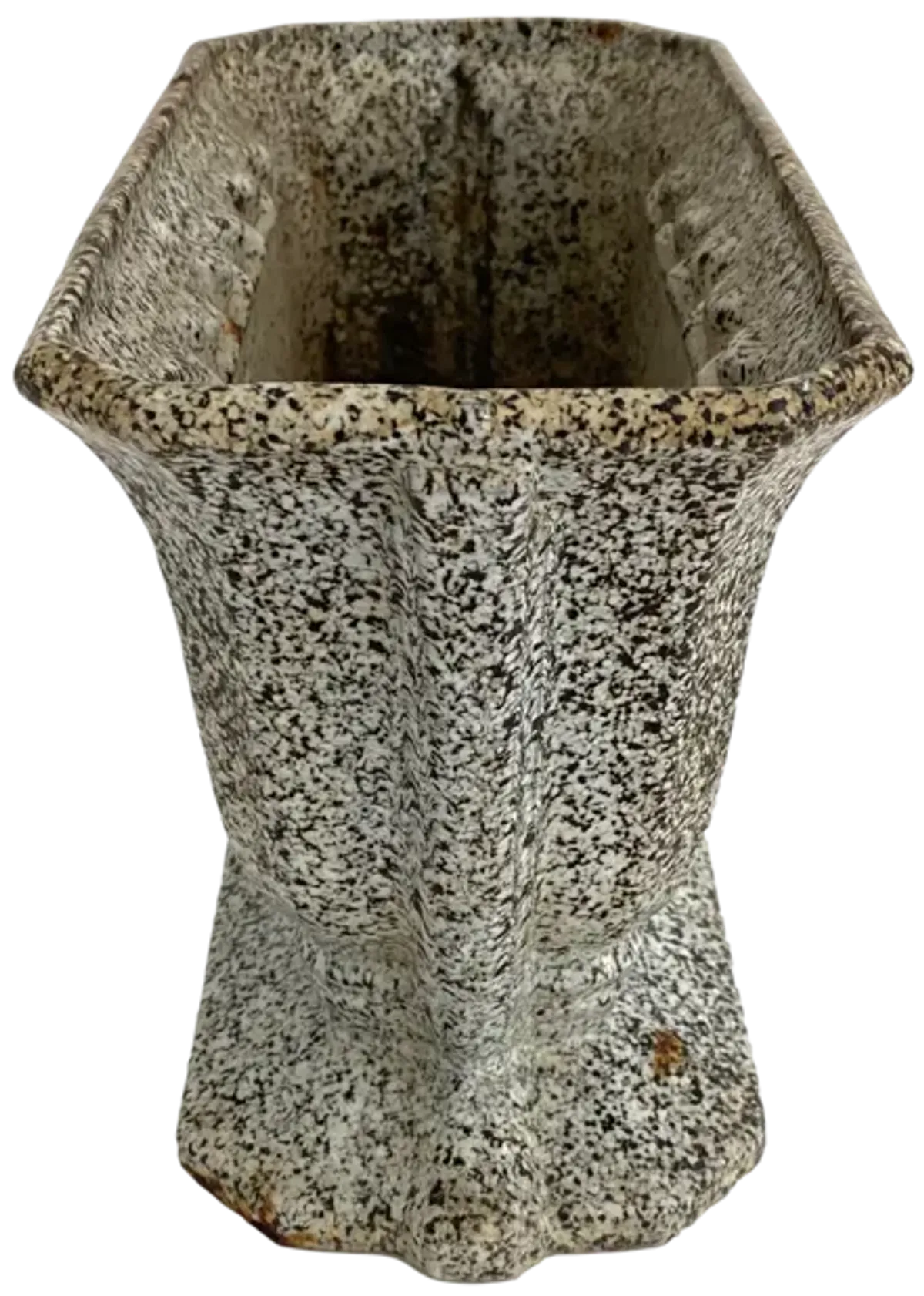 French Enamel Cast Iron Planter