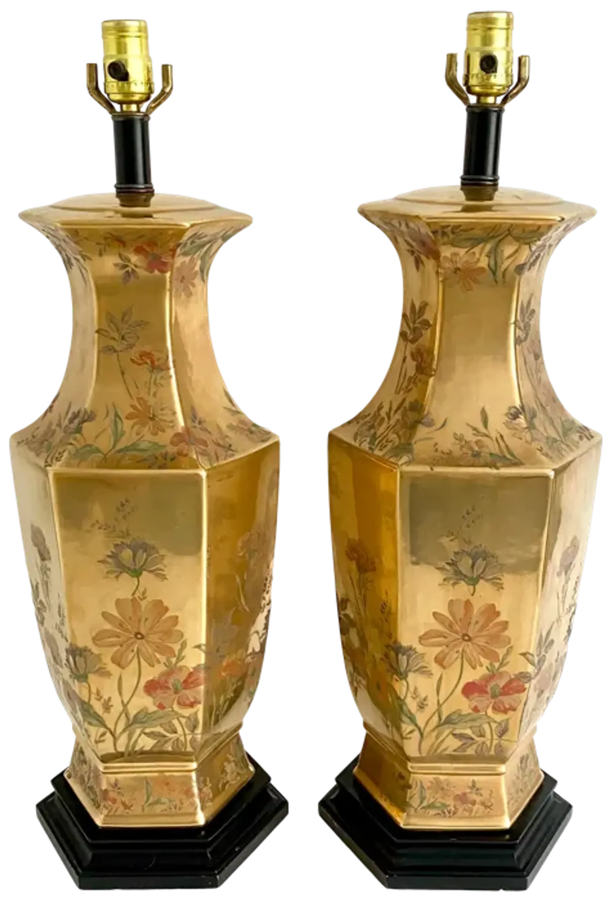 Morris Greenspan Hollywood Regency Lamps - Ballyhoo