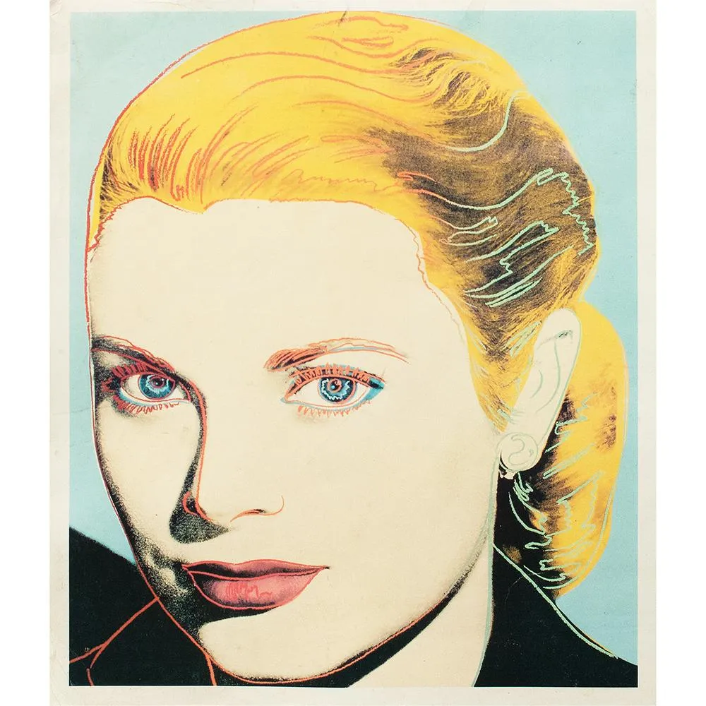 1989 Andy Warhol - Grace Kelly - Blue