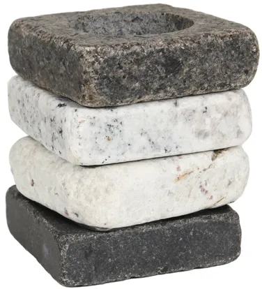 Sea Stone Coasters - Set of 4 - Interesting Things - Gray