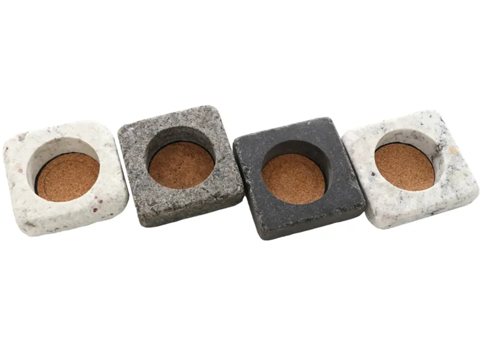 Sea Stone Coasters - Set of 4 - Interesting Things - Gray