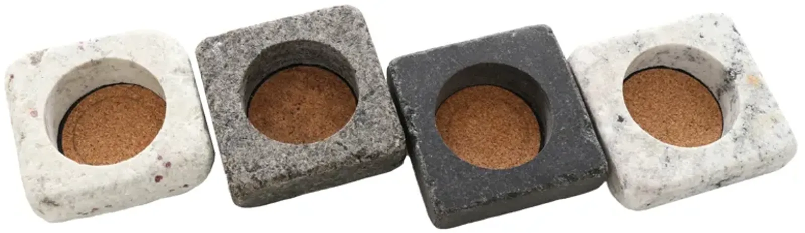 Sea Stone Coasters - Set of 4 - Interesting Things - Gray