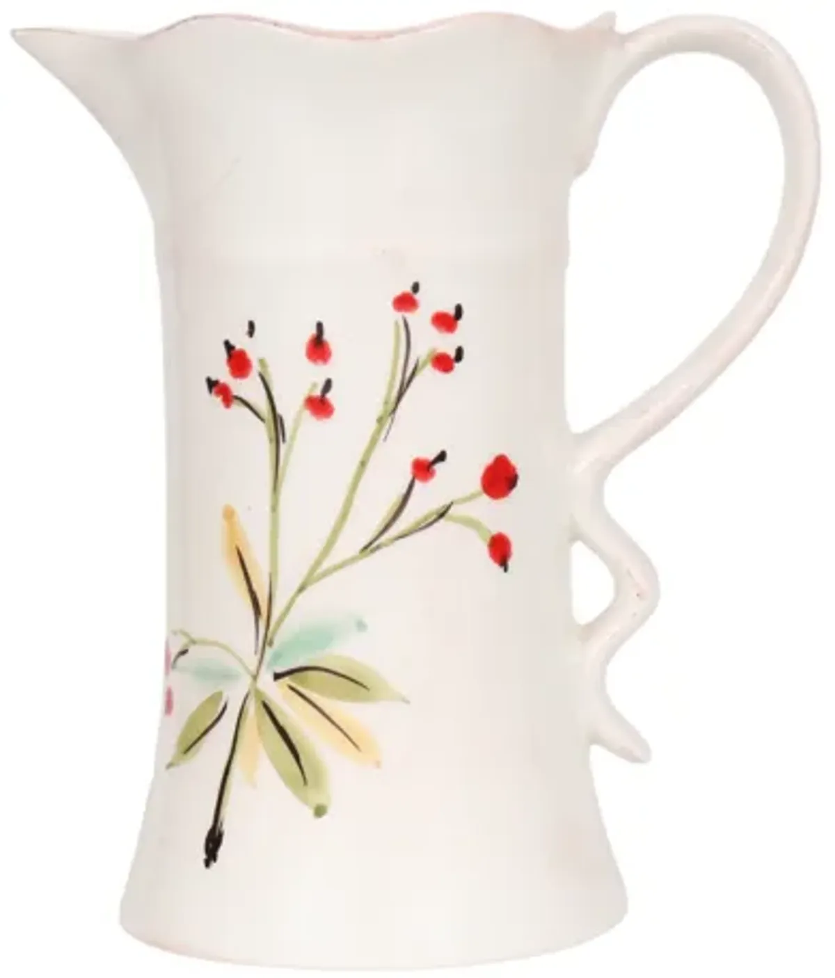 Italian Ceramic Pitcher by Tiriduzzi - Interesting Things - White