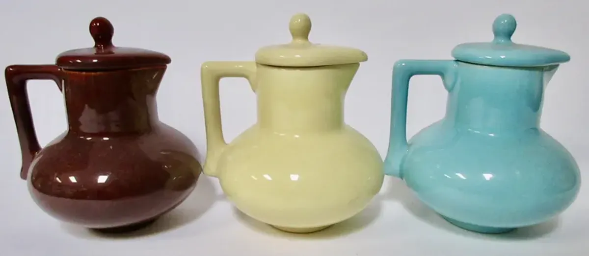 1930s Gladding McBean Jug Collection Set of 3 - The Emporium Ltd. - Blue