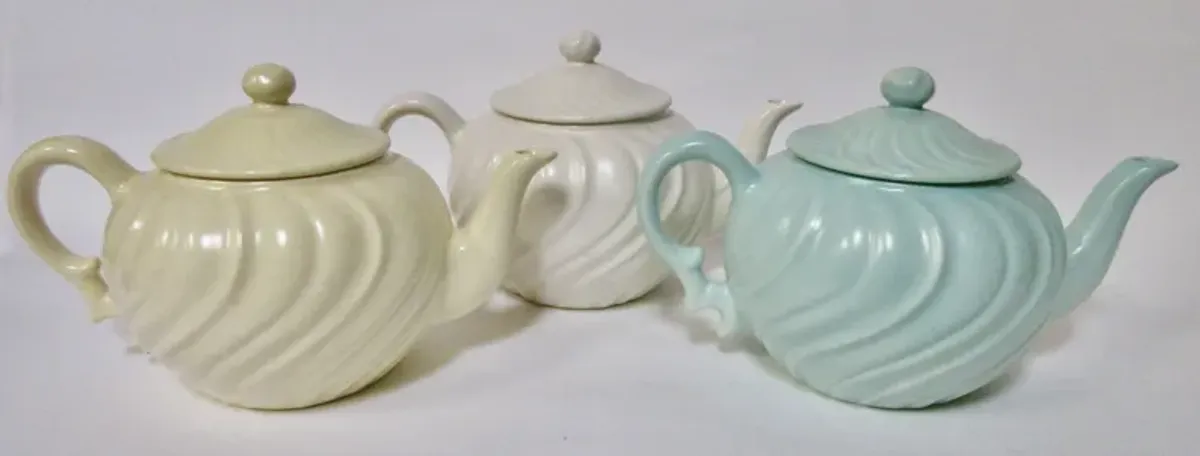 Gladding McBean Swirl Teapot Collection - The Emporium Ltd. - Blue