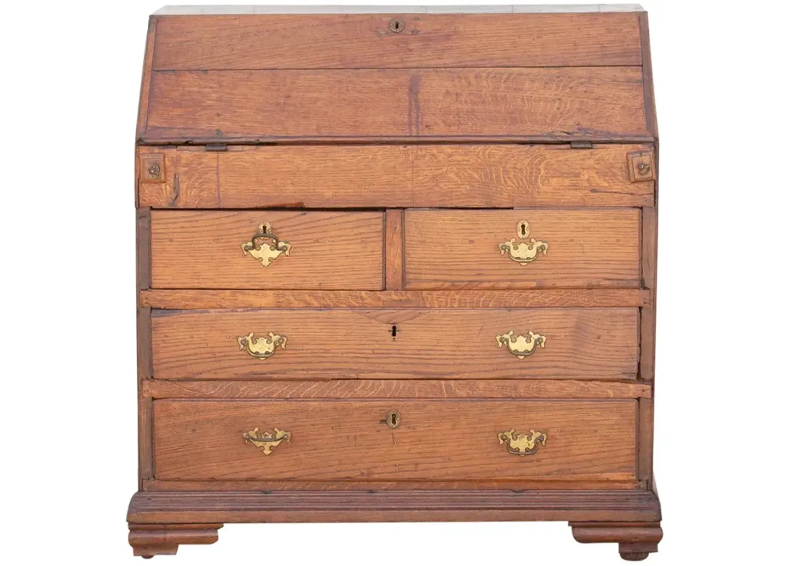 18th Century English Secretary Dresser - de-cor - Brown