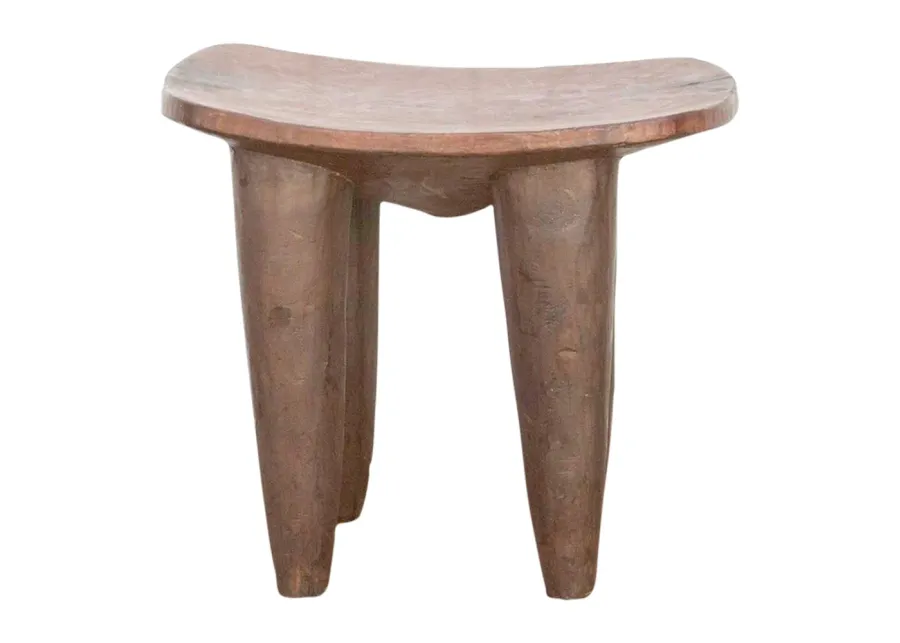 Hand-carved Rustic Senufo Side Table - de-cor - Brown