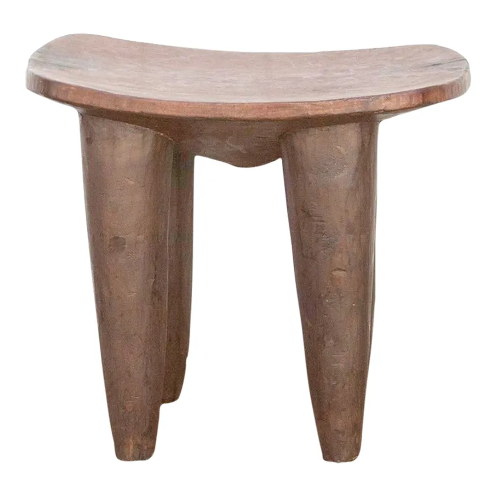 Hand-carved Rustic Senufo Side Table - de-cor - Brown