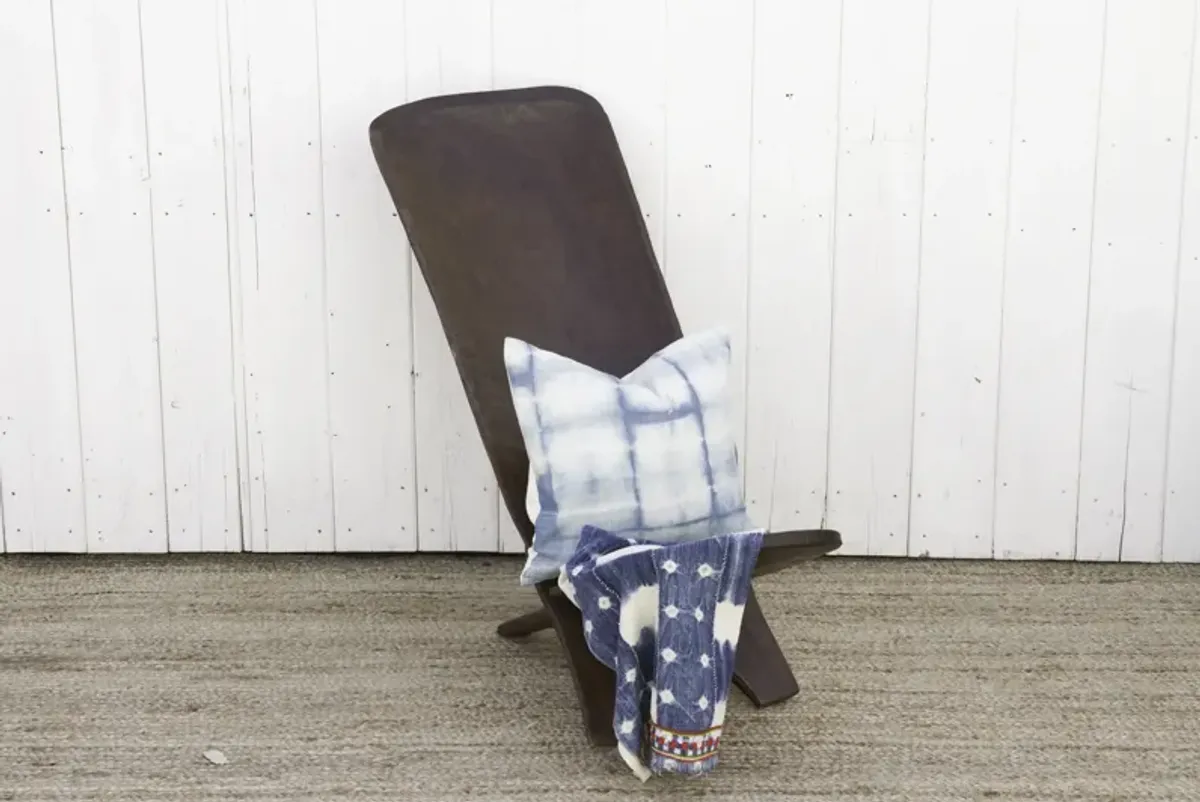 Large African Folding Club Chair - de-cor