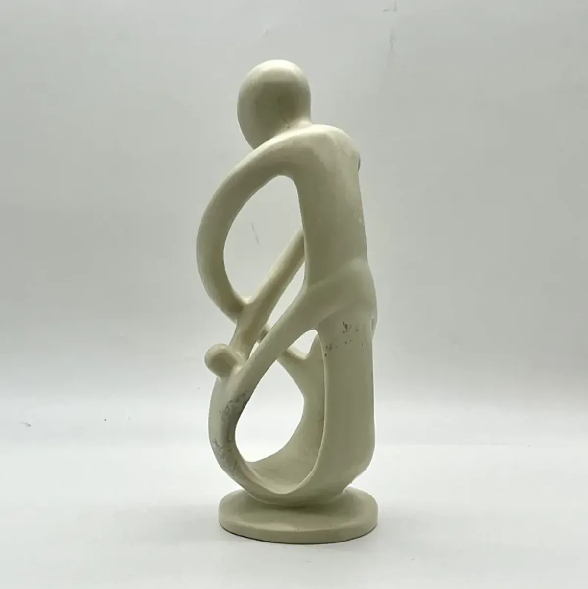 C. 1970s Figural Sculpture - Pilar Collection - White