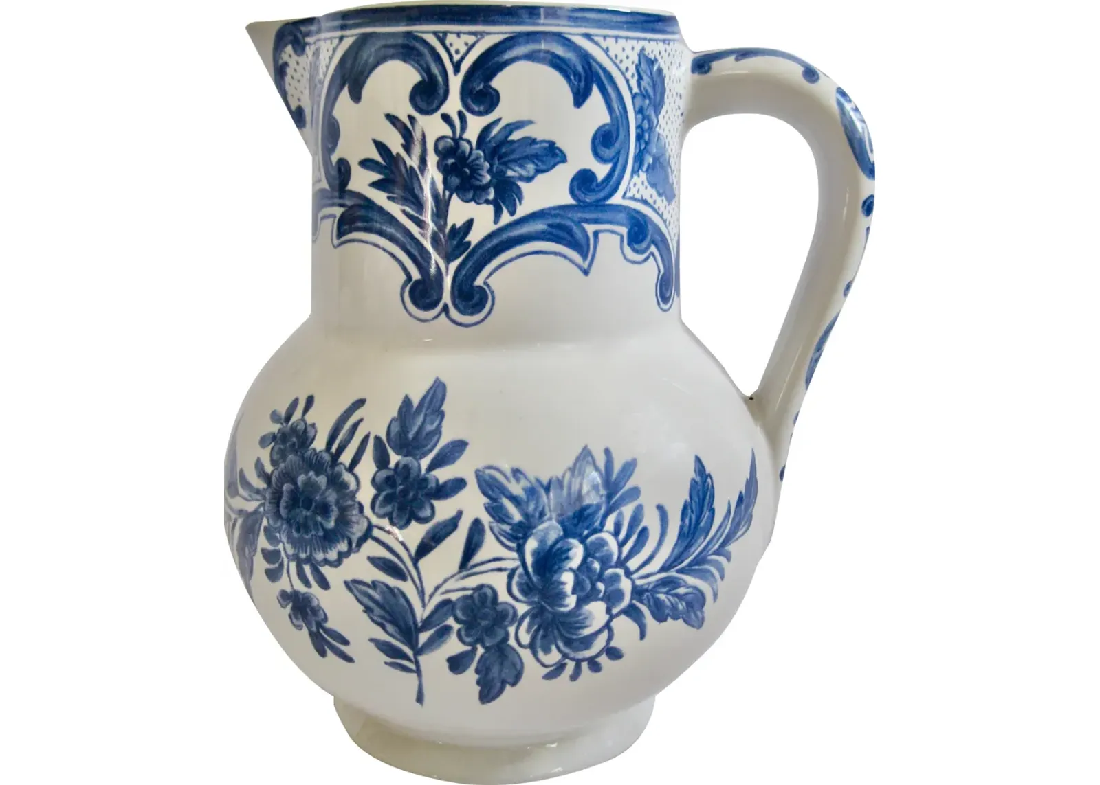 Tiffany & Co. Faience Pitcher - The Emporium Ltd. - Blue