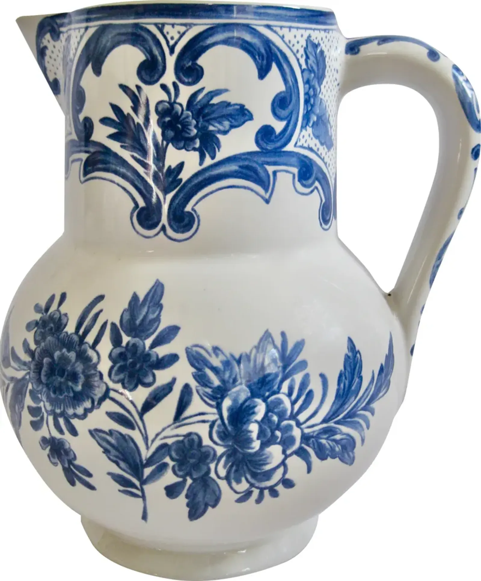 Tiffany & Co. Faience Pitcher - The Emporium Ltd. - Blue