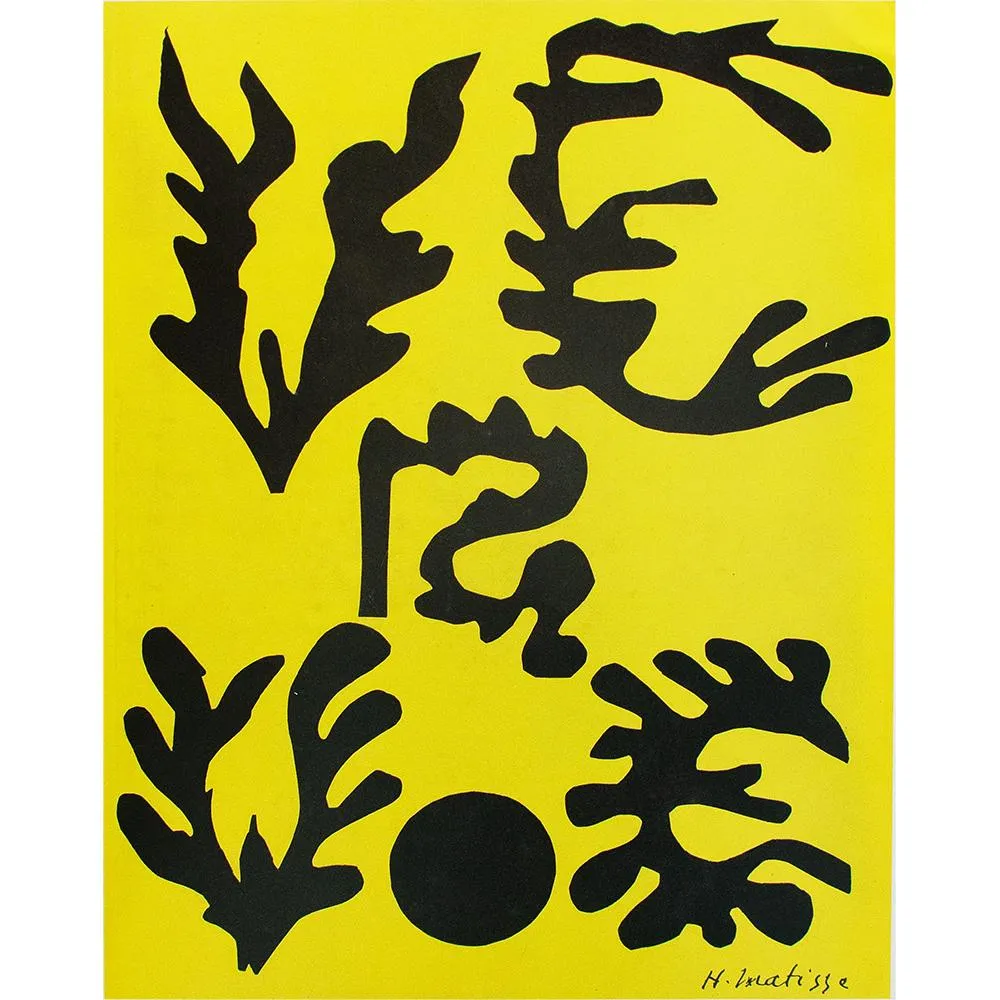1987 H. Matisse - "Verve" Cover - Yellow