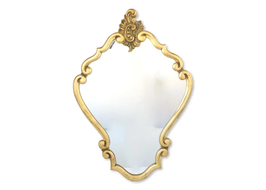 Midcentury Hollywood Regency Wall Mirror - The Queens Landing