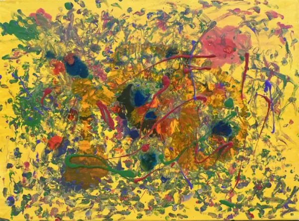 American School Action Abstract - 1990's - McNaught Fine Art