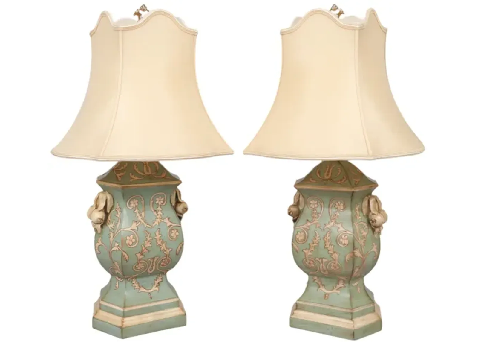 Chelsea House Table Lamps - a Pair - Interesting Things - Blue