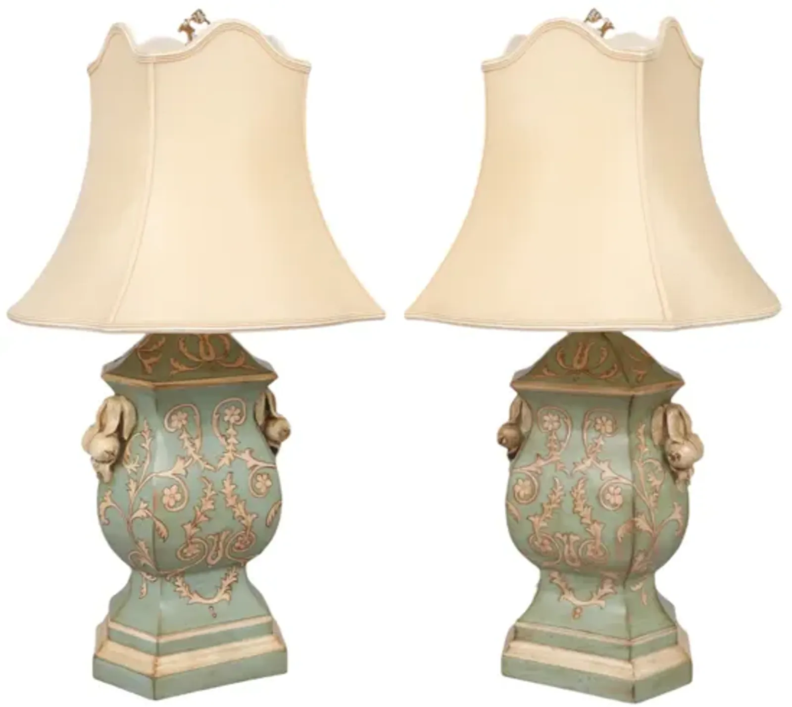 Chelsea House Table Lamps - a Pair - Interesting Things - Blue