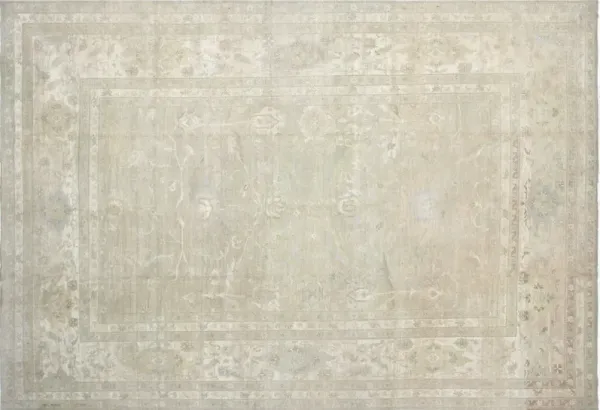 1960s Persian Tabriz Rug- 9'9" x 14'2" - Nalbandian - Gray - Gray - Hand Knotted