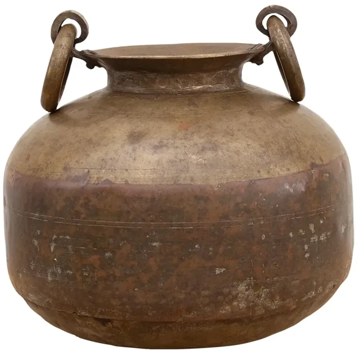 Antique Patinated Brass Water Pot