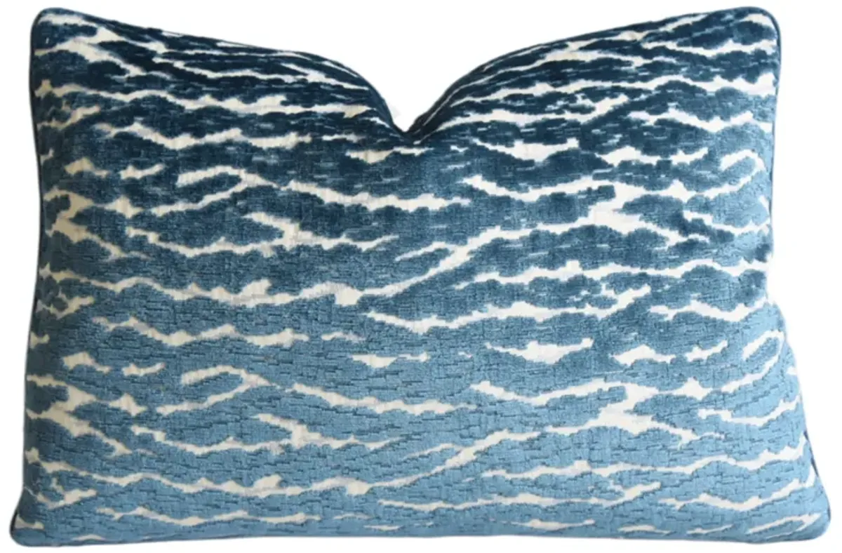 Cowtan & Tout Tiger Zebra Velvet Pillow