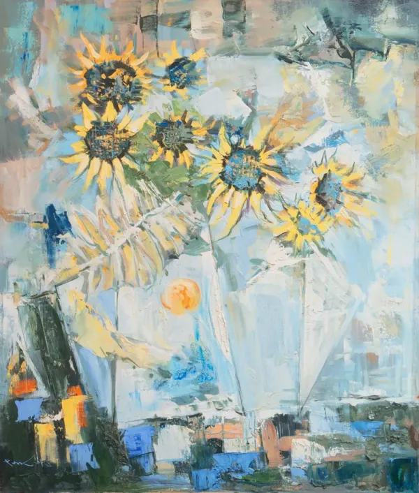 'Modernist Sunflowers' - McNaught Fine Art