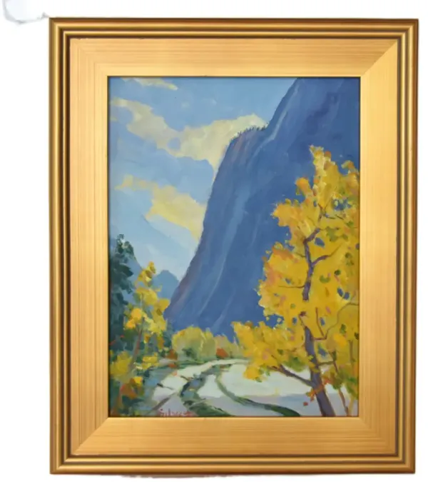 Silvio Silvestri - Mountain Landscape - Blue