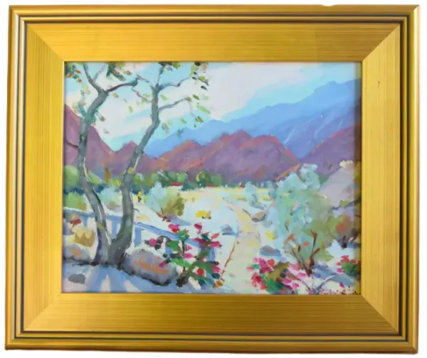 Silvio Silvestri - Mountain Landscape - Purple