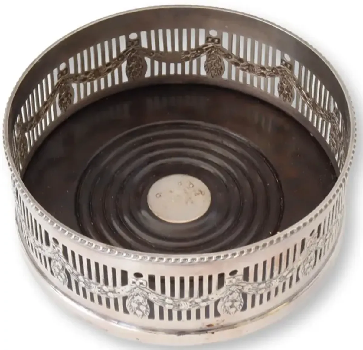 Viners Silver-Plate Wine Coaster - The Queens Landing