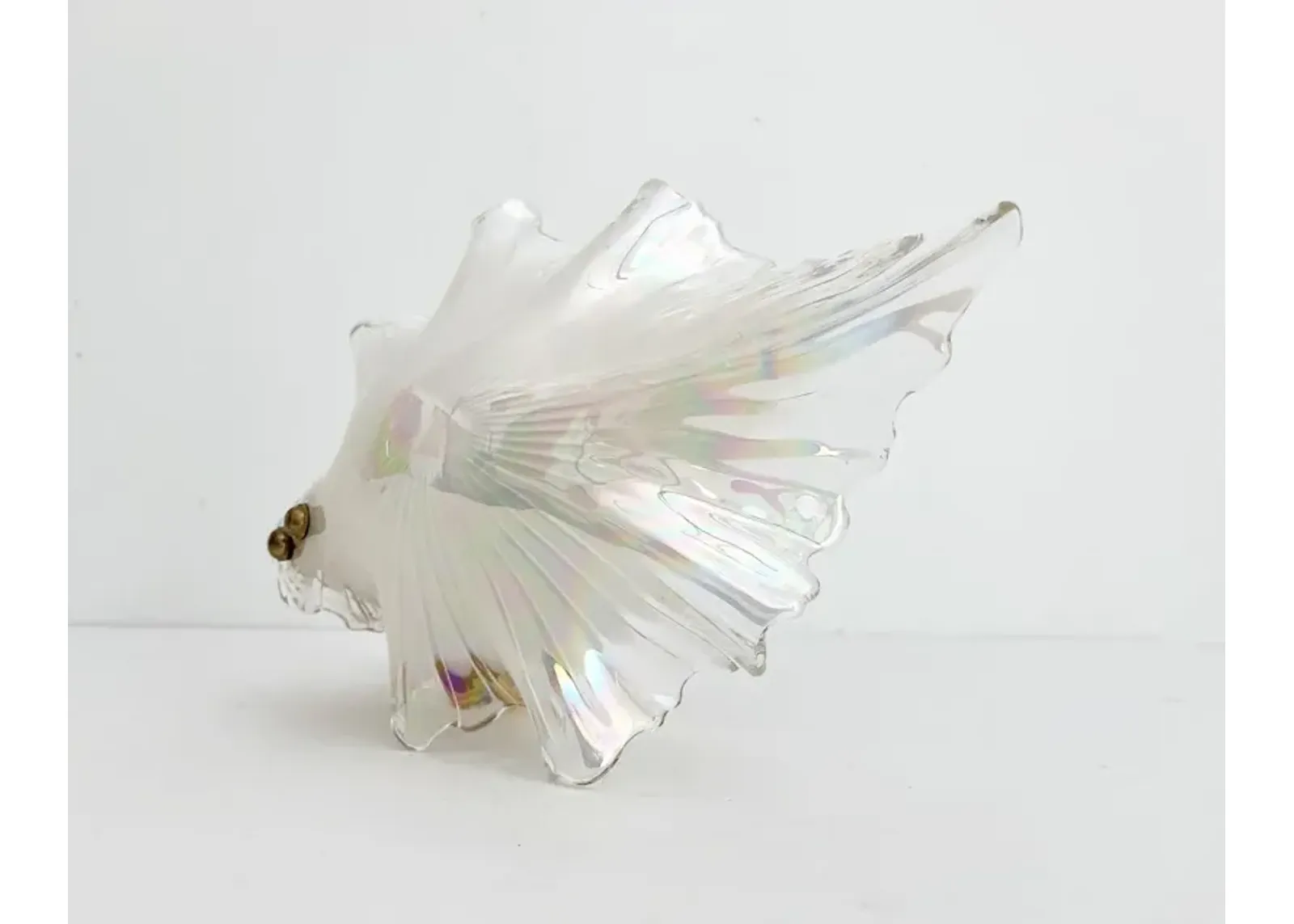 Iridescent Shell Wall Light - Gold