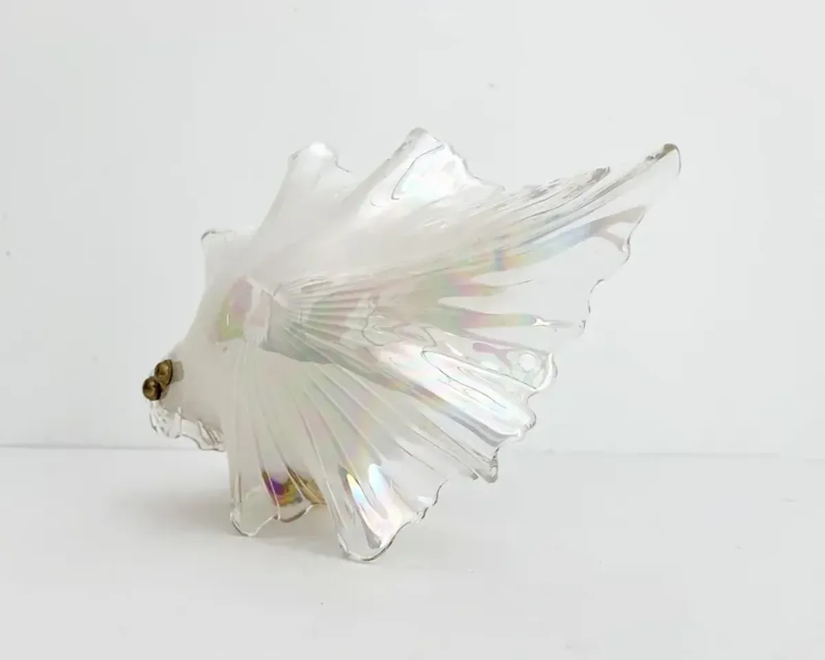 Iridescent Shell Wall Light - Gold