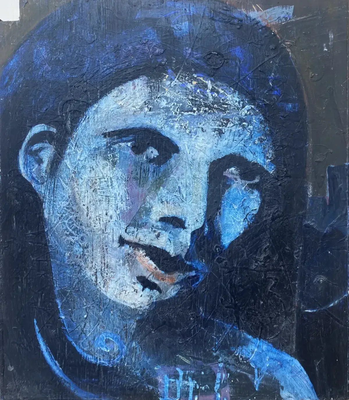 'Figure in Blue' - American School