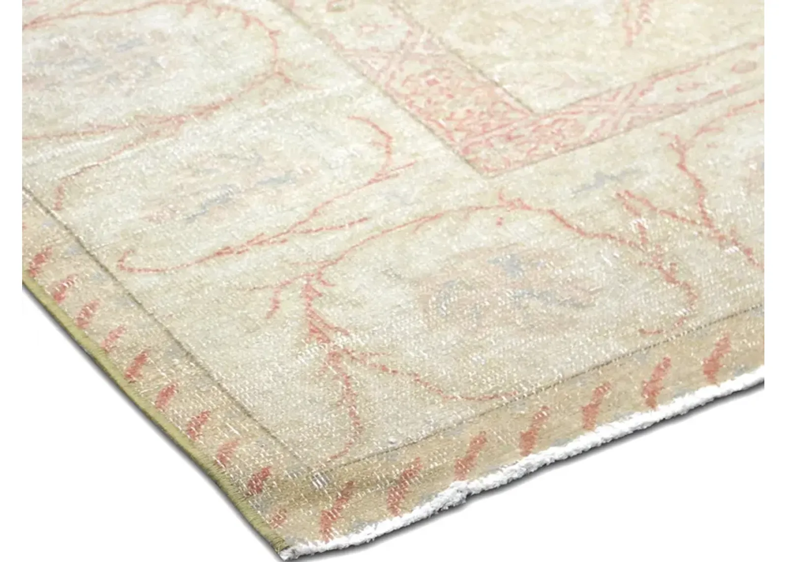 2000s Egyptian Sultanabad Rug-9'6"x19'4" - Beige - Beige