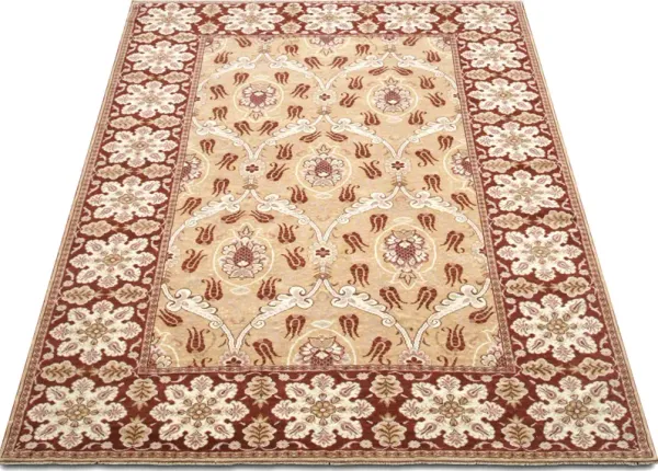 2000s Turkish Oushak Rug - 7'3" x 10'