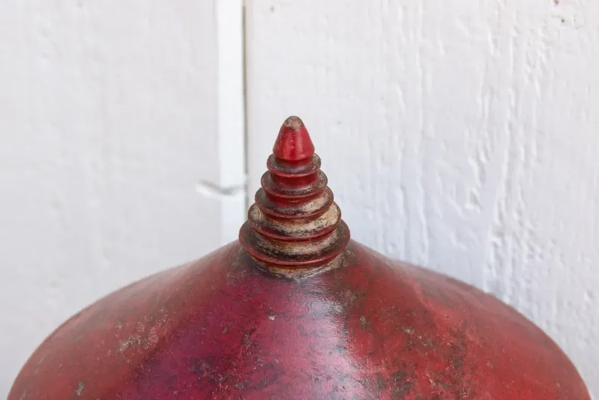 Large Red Devendra Ceremonial Box - de-cor
