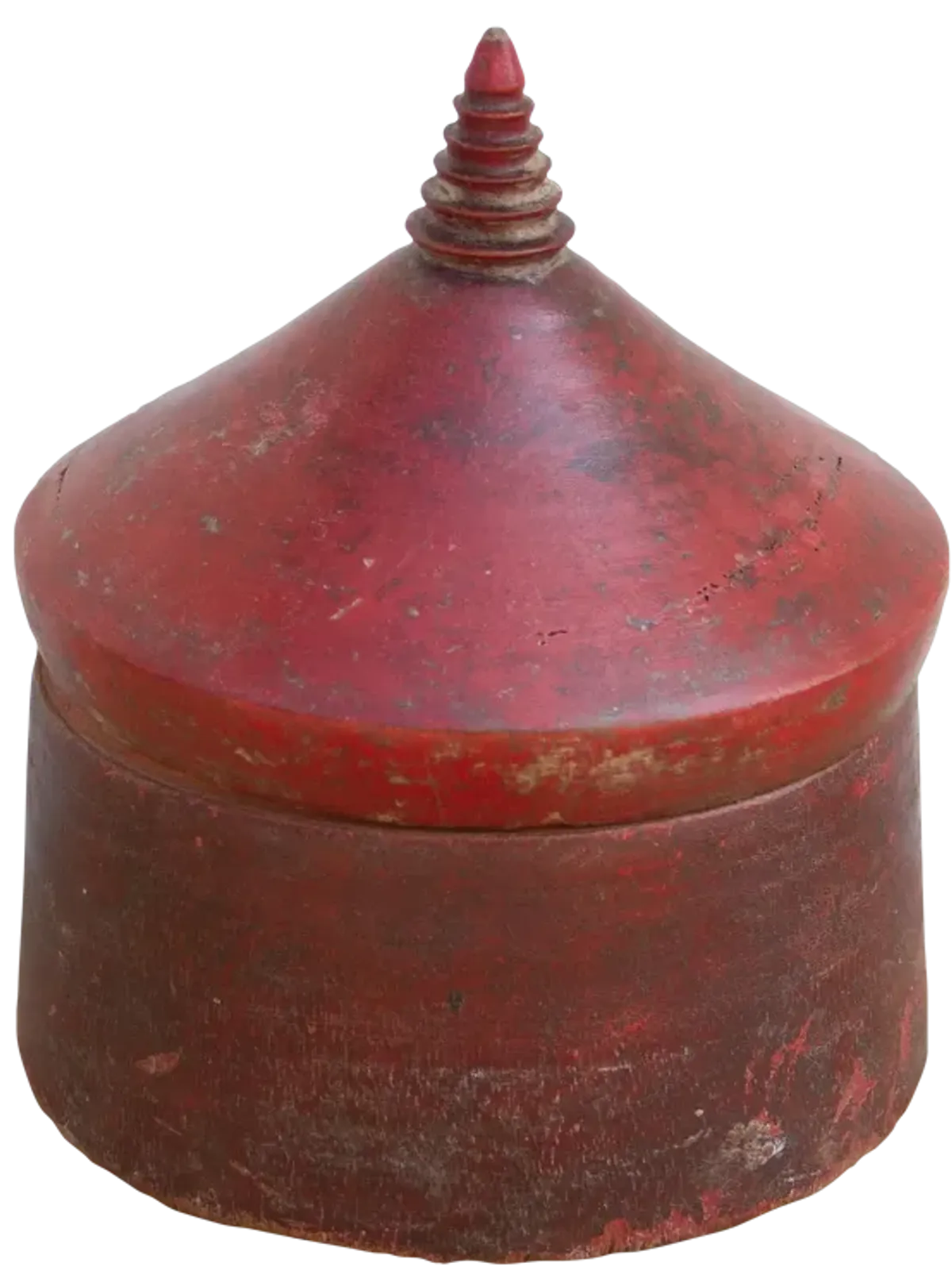 Large Red Devendra Ceremonial Box - de-cor