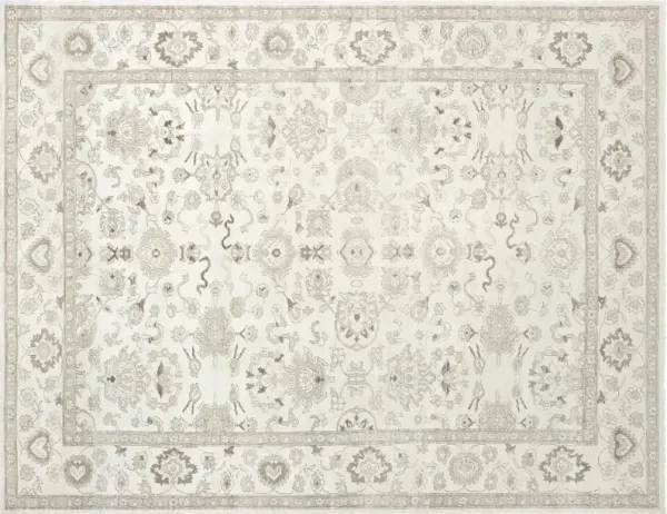 2000s Egyptian Tabriz Rug- 8'5" x 10'9" - Beige - Beige