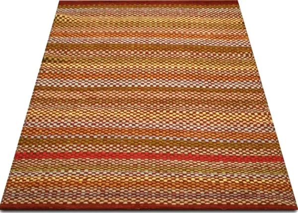 2010s Egyptian Kilim - 2'11" x 5'4" - Handcrafted - Brown