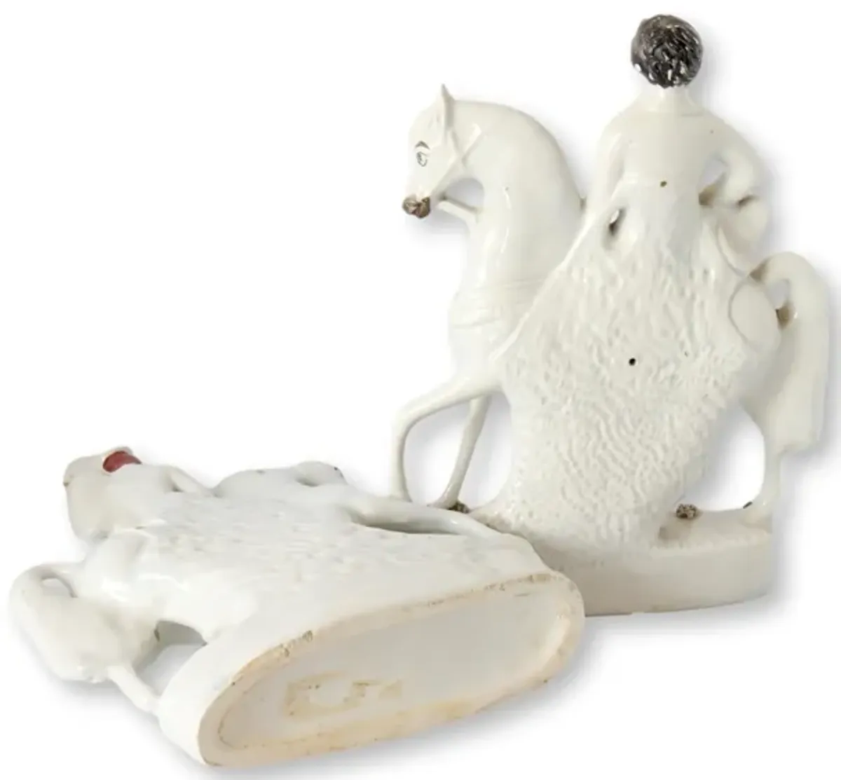 Staffordshire Prince & Princess Of Wales - Handcrafted - White