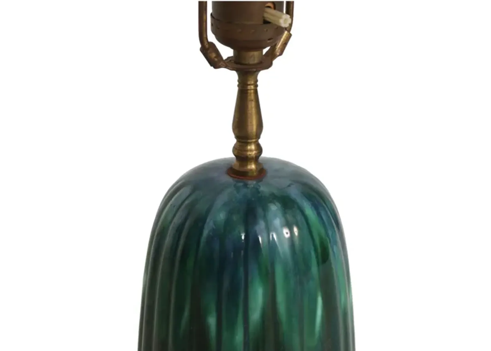 Emerald Green Atomic Style Table Lamp