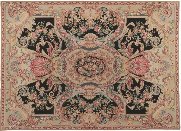 French Savonnerie Style Rug, 8'5 x 11'7