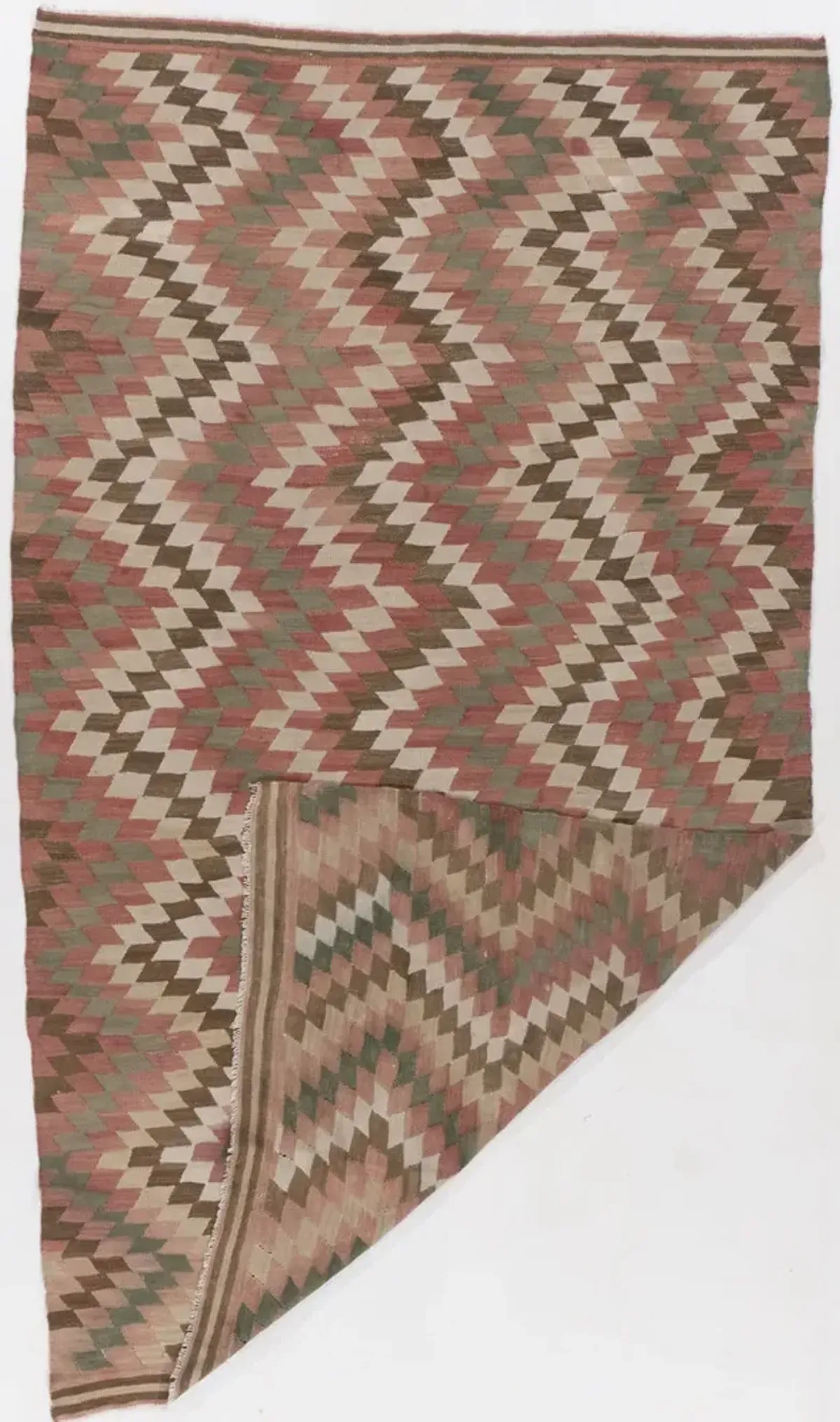 Turkish Kilim 5'5 X 9'2 - Beige