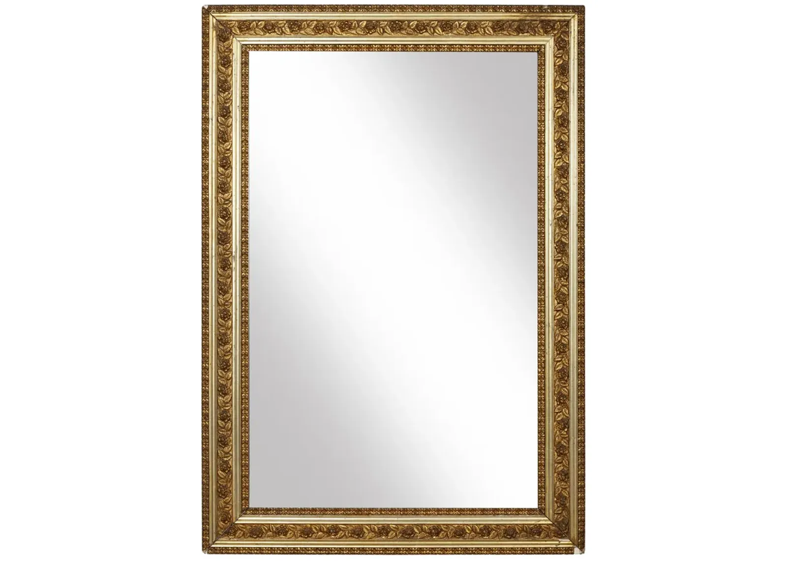 Aestique Movement Gilt Antique Mirror - Gold