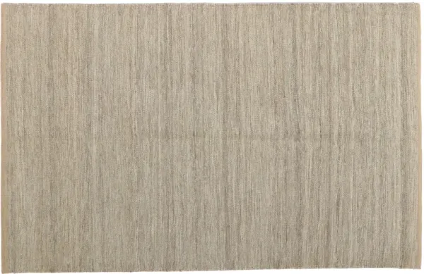 Neutral Handwoven Kilim Rug, 5'1 x 8'