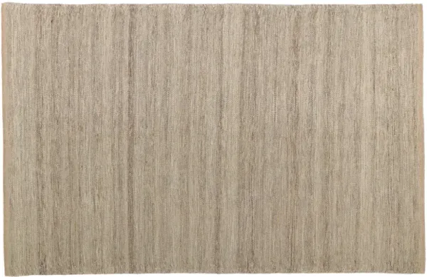 Neutral Handwoven Kilim Rug, 5'2 x 8'