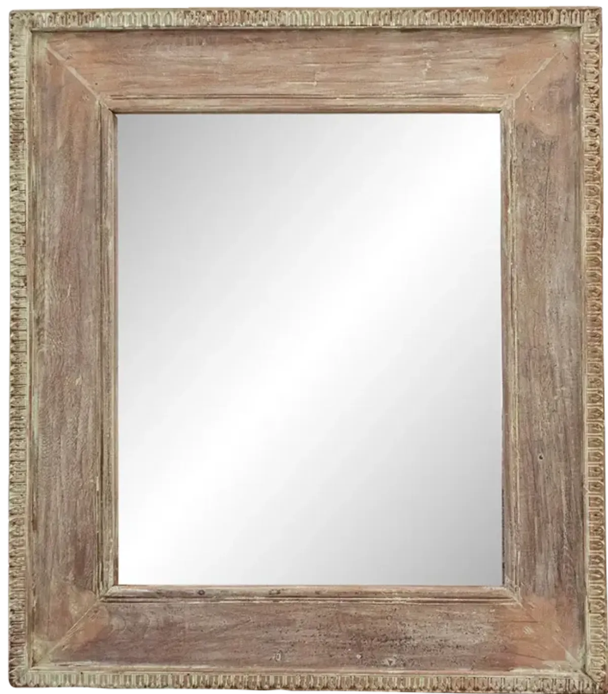 Vintage Sage Green Rustic Frame Mirror