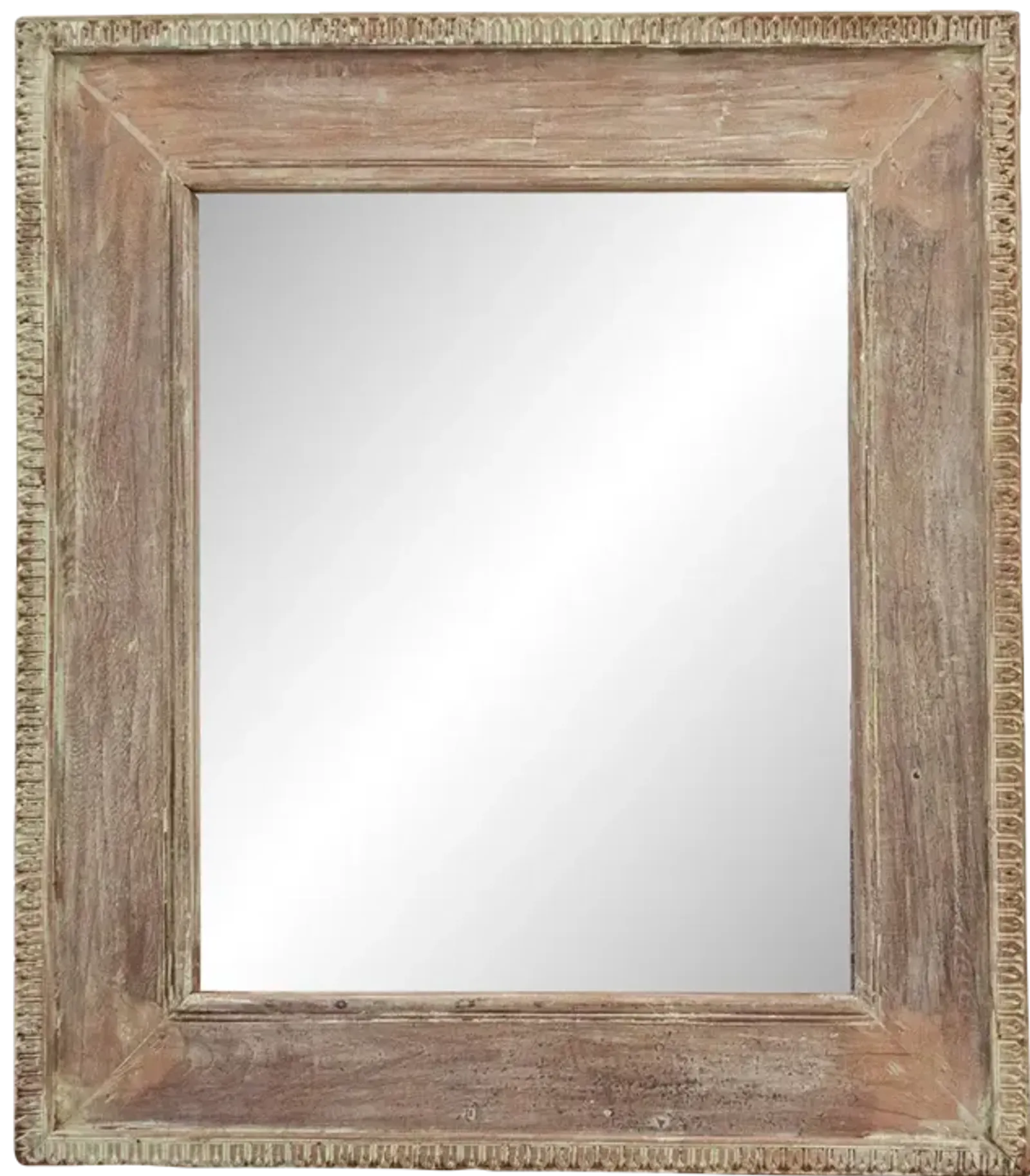 Vintage Sage Green Rustic Frame Mirror