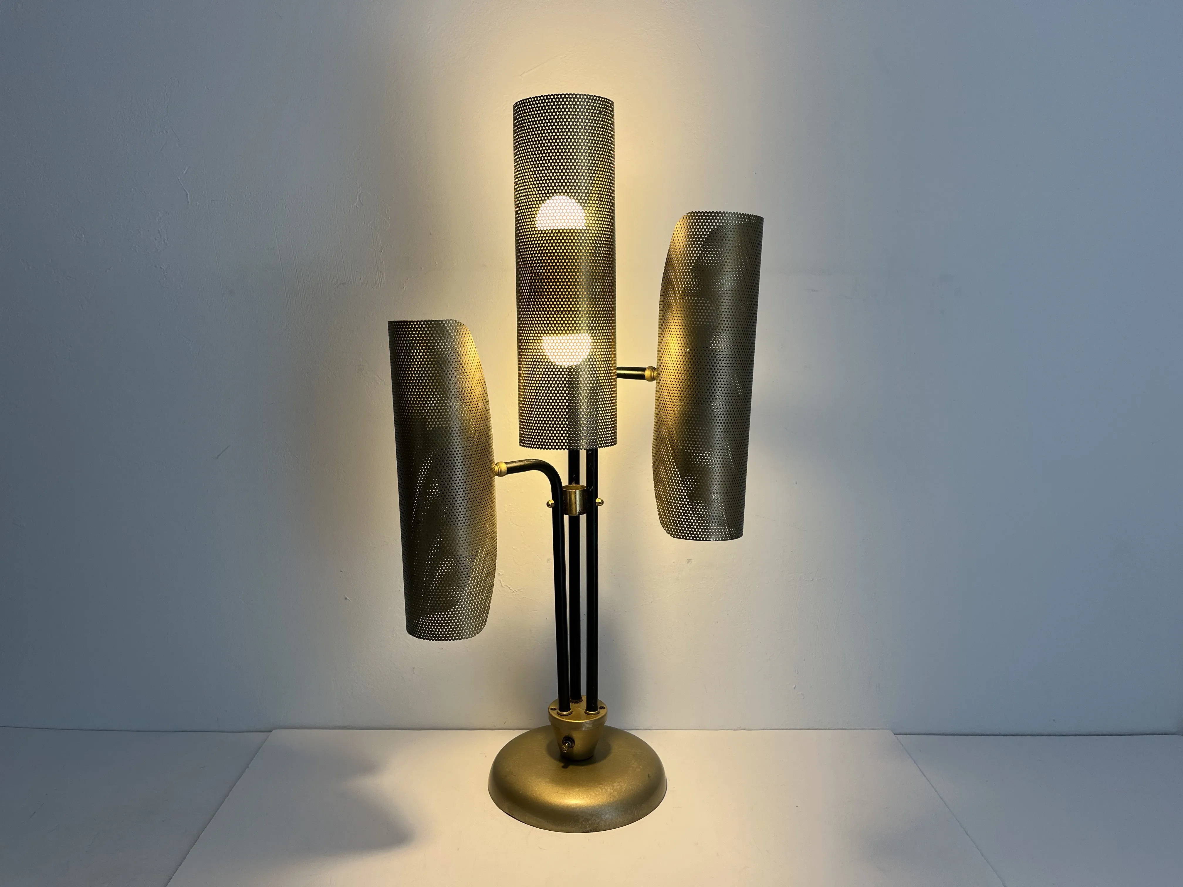 1960s Atomic Modern Lamp - Gold