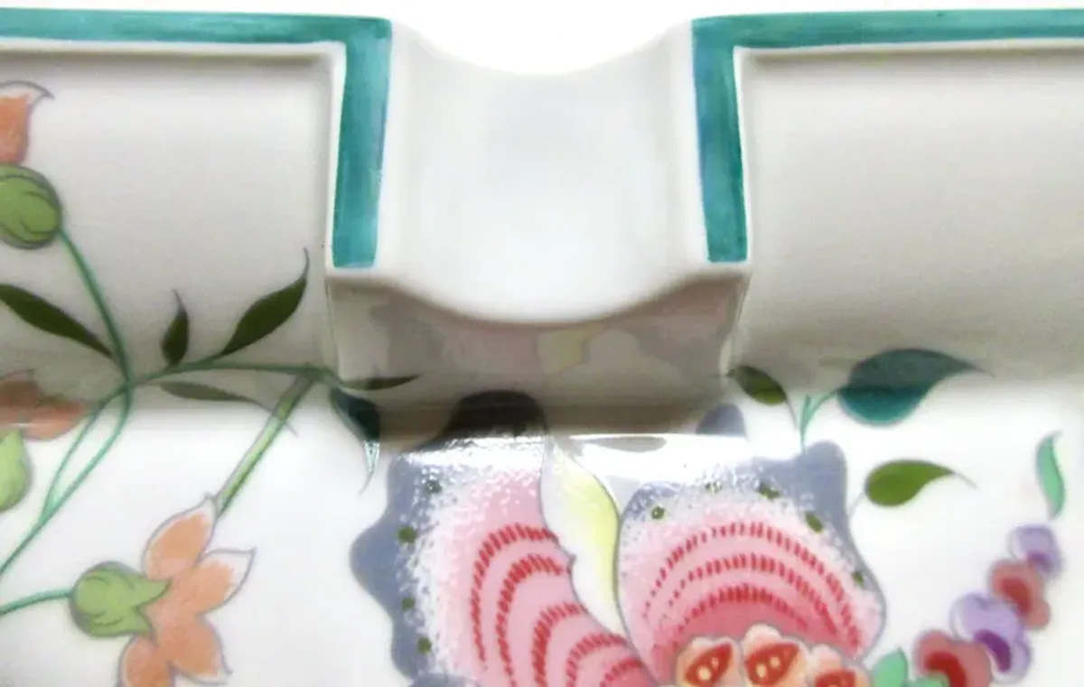 Pierre Frey Porcelain Cigar Ashtray - The Emporium Ltd. - Green