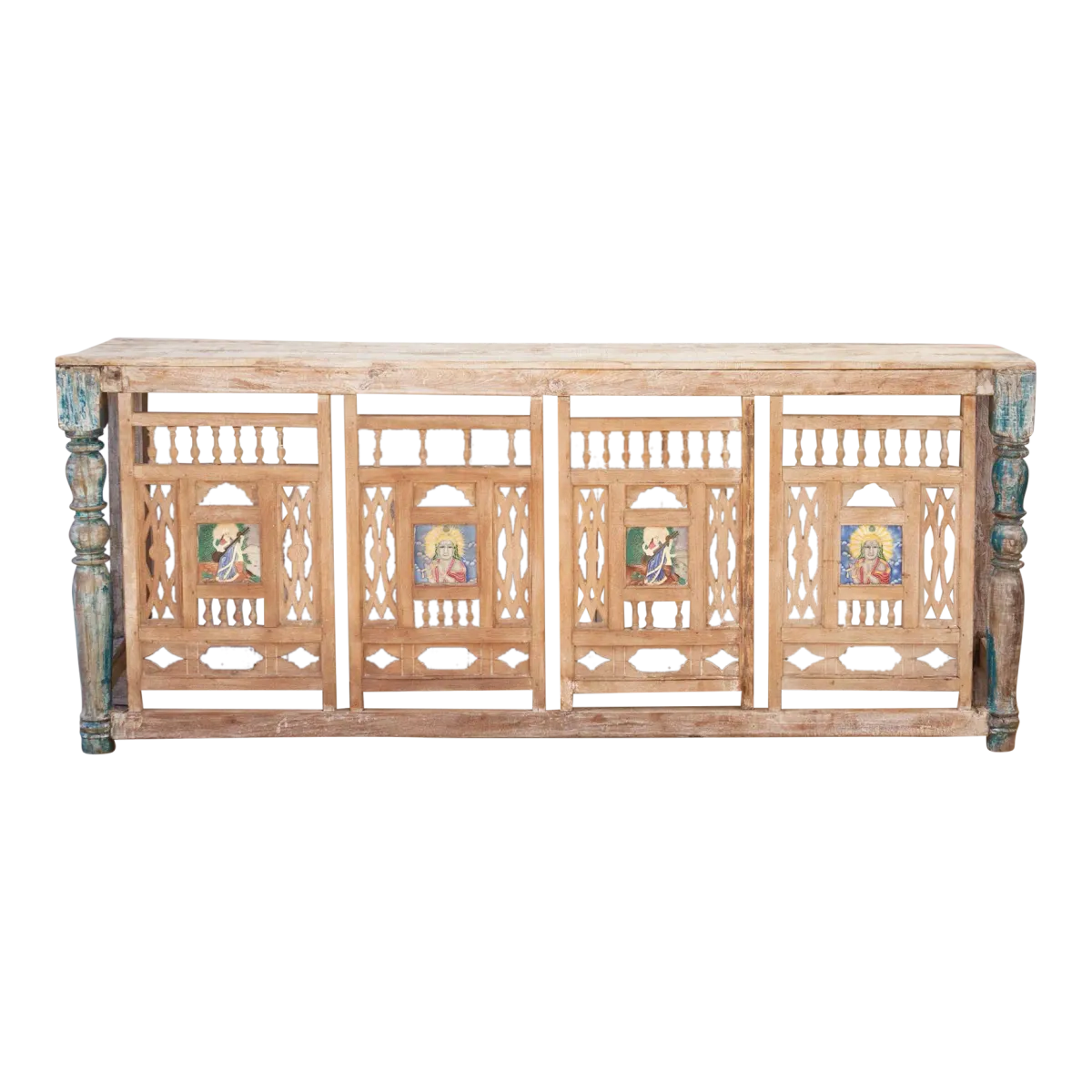 19th C. Architectural Balcony Console - de-cor - White